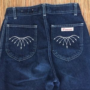 Vintage Pizzazz Jeans Womens 8 Dark Wash Slimming